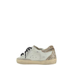 Baskets basses en cuir de veau blanc Bos Taurus