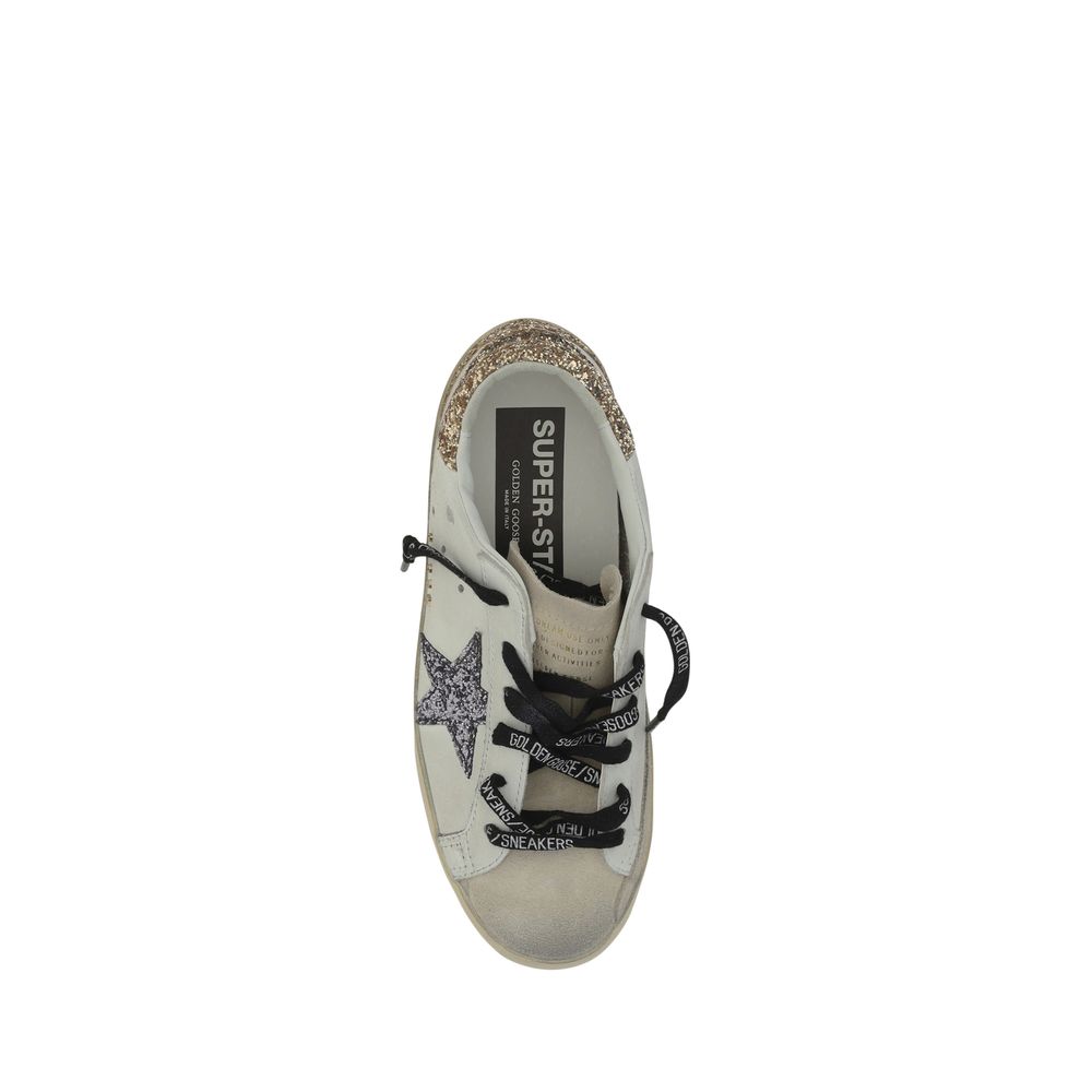 Baskets basses en cuir de veau blanc Bos Taurus
