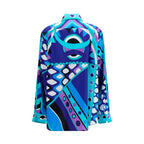 Blue Silk Shirt