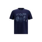 Blue Cotton T-Shirt