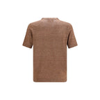 Brown Linen T-Shirt