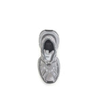 Gray Polyethylene Athletic Sneakers