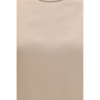 Beige Elastane Blouse