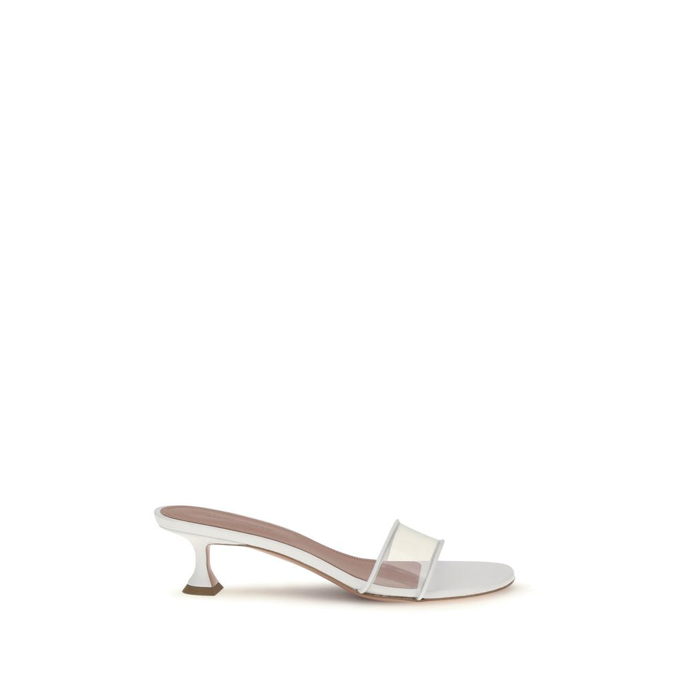White Pvc Sandals