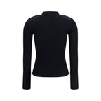 Black Viscose Polo Shirt
