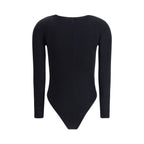 Black Polyamide Bodysuit