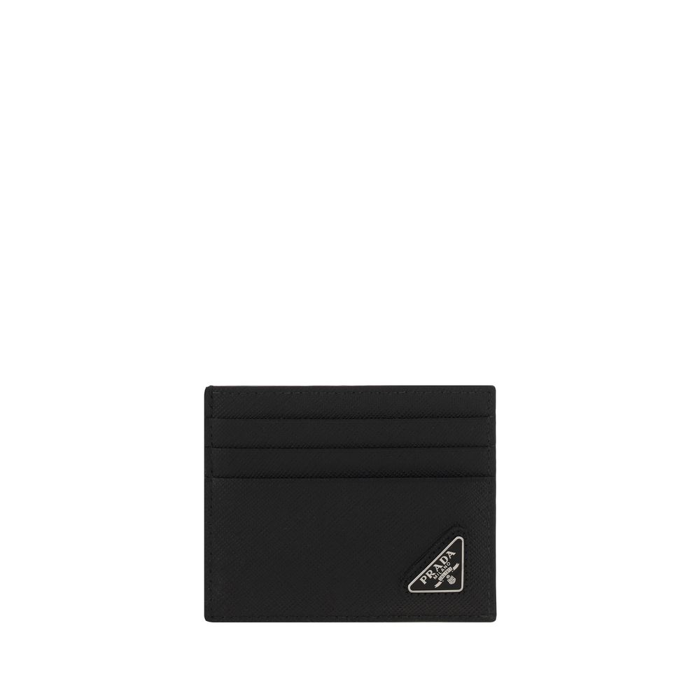 Portefeuille en cuir de veau noir Bos Taurus