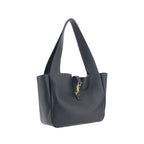 Sac à bandoulière en cuir de veau noir Bos Taurus