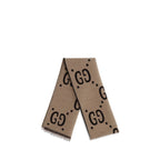 Brown Silk Scarf