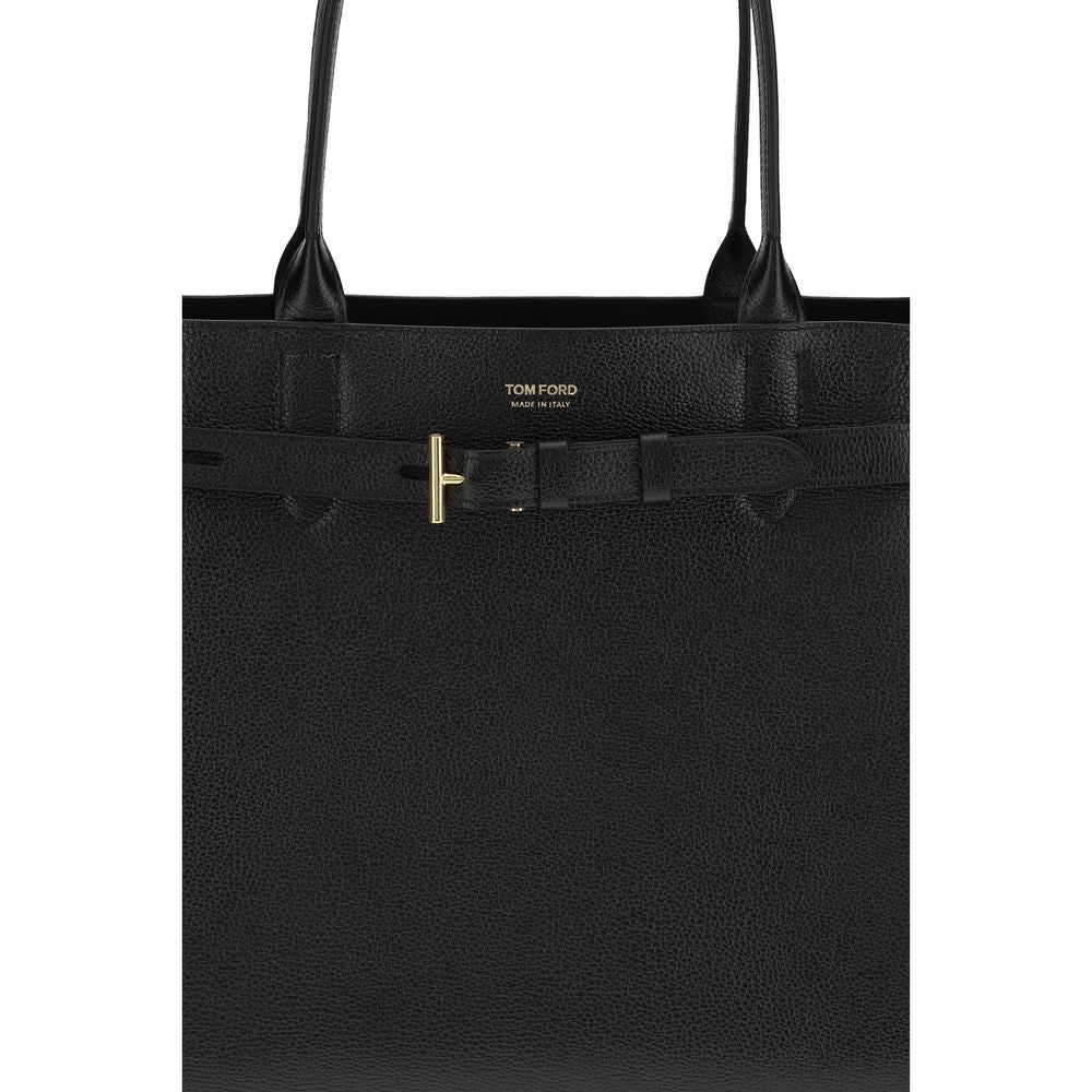 Sac à bandoulière en cuir de veau noir Bos Taurus