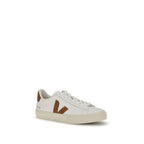 White Calf Leather Bos Taurus Low Top Sneakers