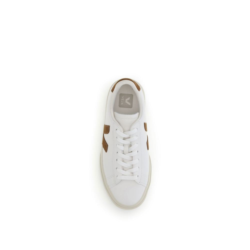 White Calf Leather Bos Taurus Low Top Sneakers