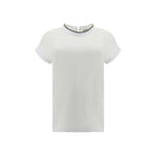 White Elastane T-Shirt