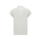 White Elastane T-Shirt