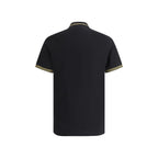 Black Cotton Polo Shirt