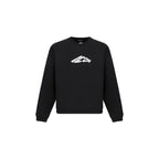 Black Cotton Sweatshirt