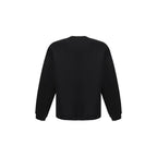 Black Cotton Sweatshirt