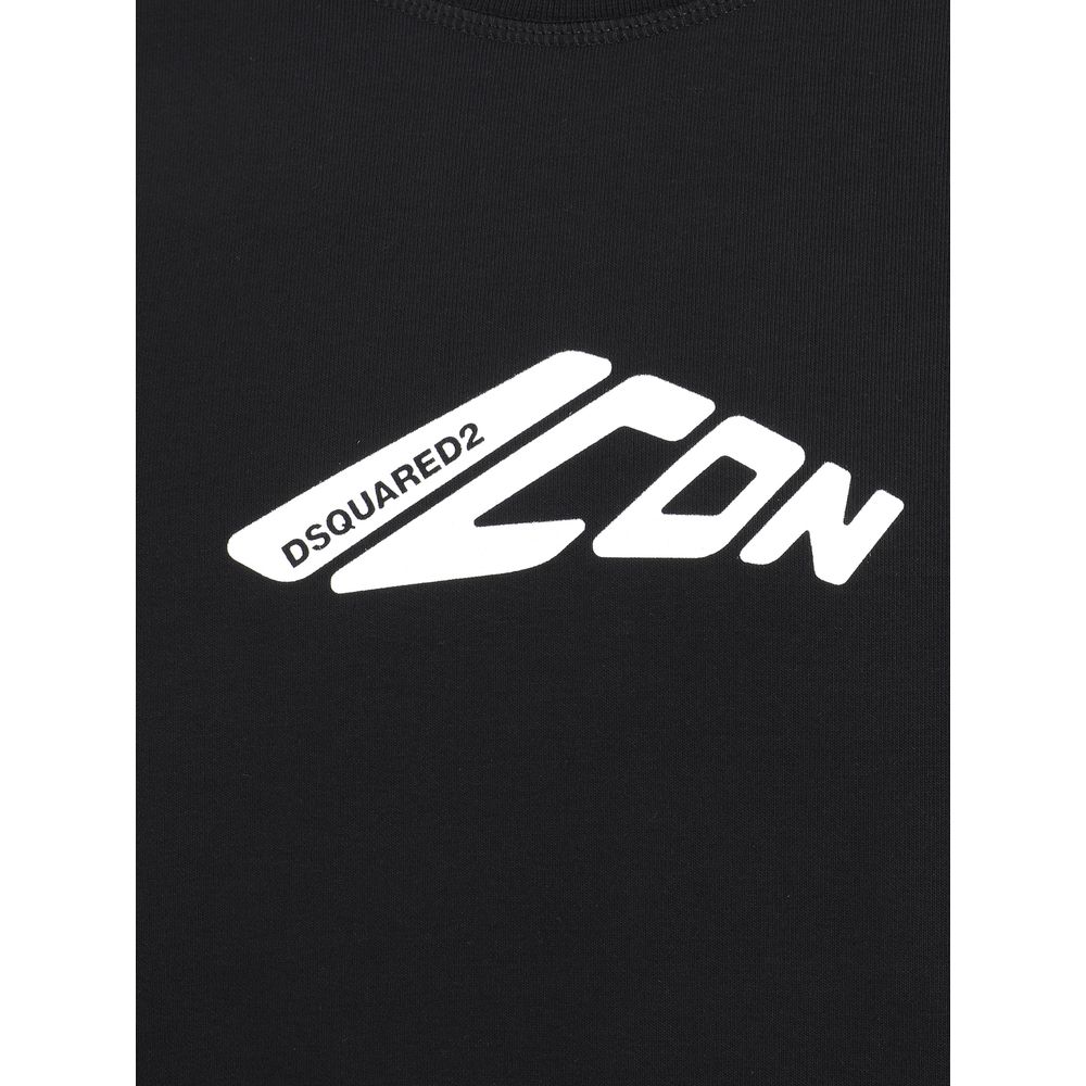 Black Cotton Sweatshirt