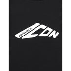 Black Cotton Sweatshirt