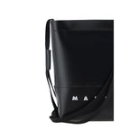 Black Polyester Shoulder Bag