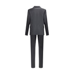 Black Fleece Wool Two-Piece Suit