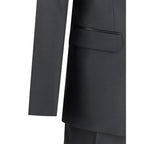 Black Fleece Wool Two-Piece Suit