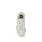 White Rubber Low Top Sneakers