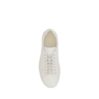 White Rubber Low Top Sneakers