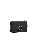 Black Calf Leather Bos Taurus Shoulder Bag