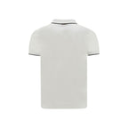 White Elastane Polo Shirt