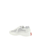 White Calf Leather Bos Taurus Low Top Sneakers