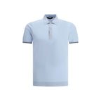 Light Blue Cotton Polo Shirt