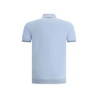 Light Blue Cotton Polo Shirt