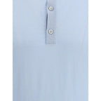 Light Blue Cotton Polo Shirt