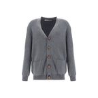 Gray Cotton Cardigan