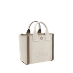 Beige Cotton Handbag