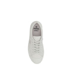 White Calf Leather Bos Taurus Athletic Sneakers