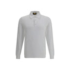White Cotton Polo Shirt
