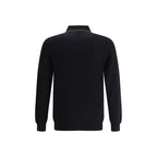 Black Cotton Polo Shirt