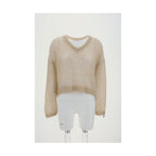Beige Mohair Sweatshirt