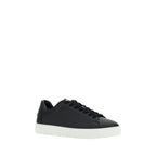 Black Rubber Low Top Sneakers