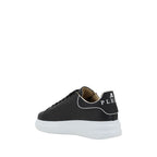 Black Rubber Low Top Sneakers