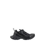 Black Rubber Athletic Sneakers