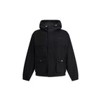 Black Cotton Shell Jacket