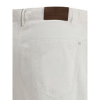White Cotton Jeans Denim