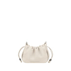 Beige Calf Leather Bos Taurus Shoulder Bag