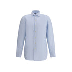 Light Blue Linen Dress Shirt