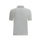 White Cotton Polo Shirt