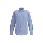 Light Blue Cotton Pattern Shirt