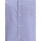 Blue Cotton Pattern Shirt